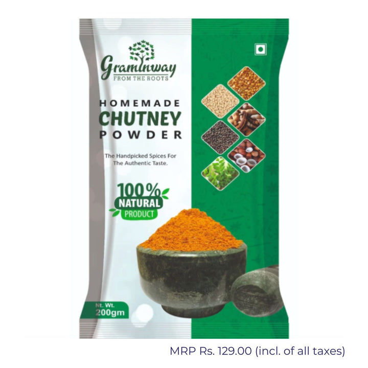 Homemade Chutney Powder | Authentic Solapur Accompaniment | 200 GM