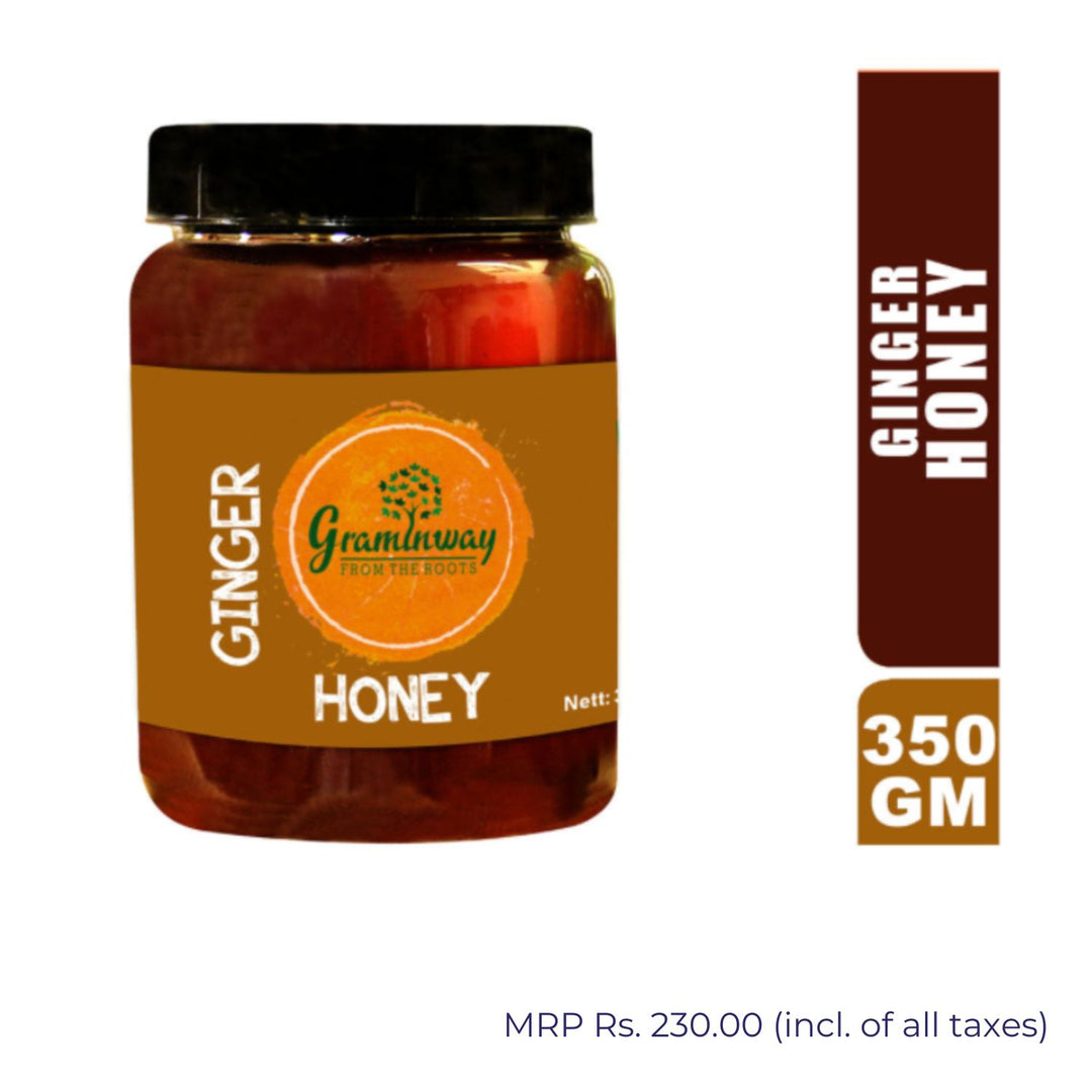 Ginger Honey | Pure, Natural & Unprocessed | Cruelty Free | 350 GM