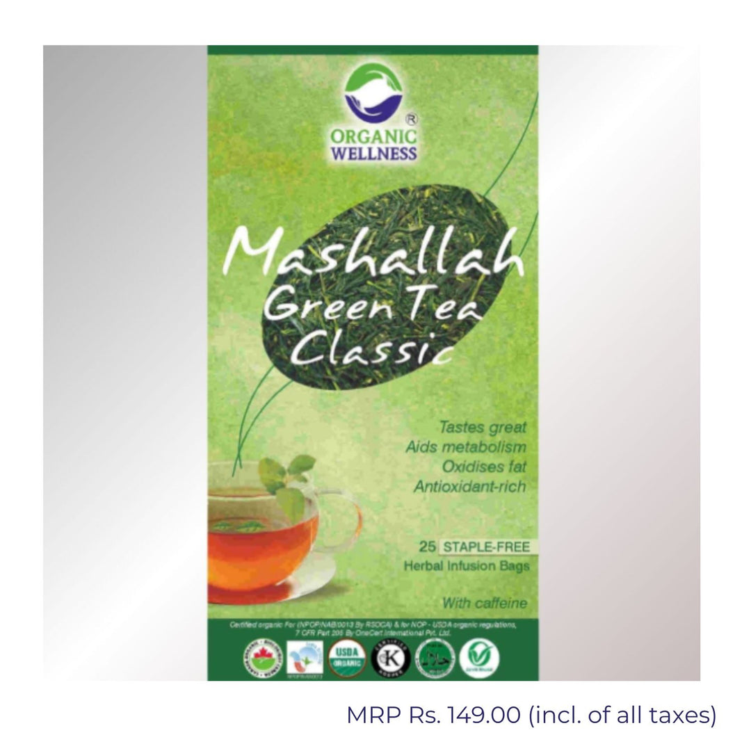 Mashallah Green Tea Classic | Refreshing & Nurturing | 25 Tea Bags