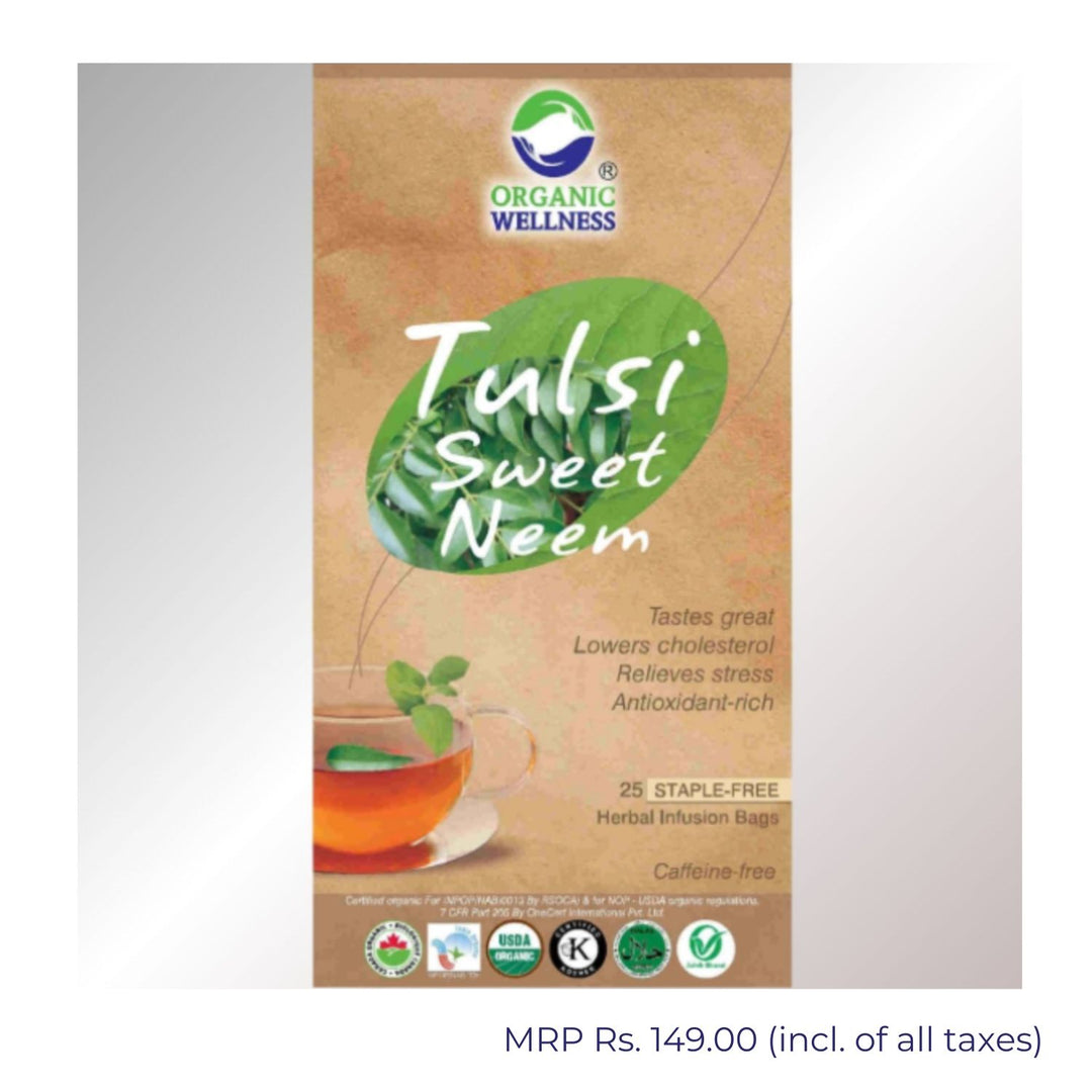 Sweet Neem Herbal Tea | Caffeine Free | 25 Staple Free Tea Bags