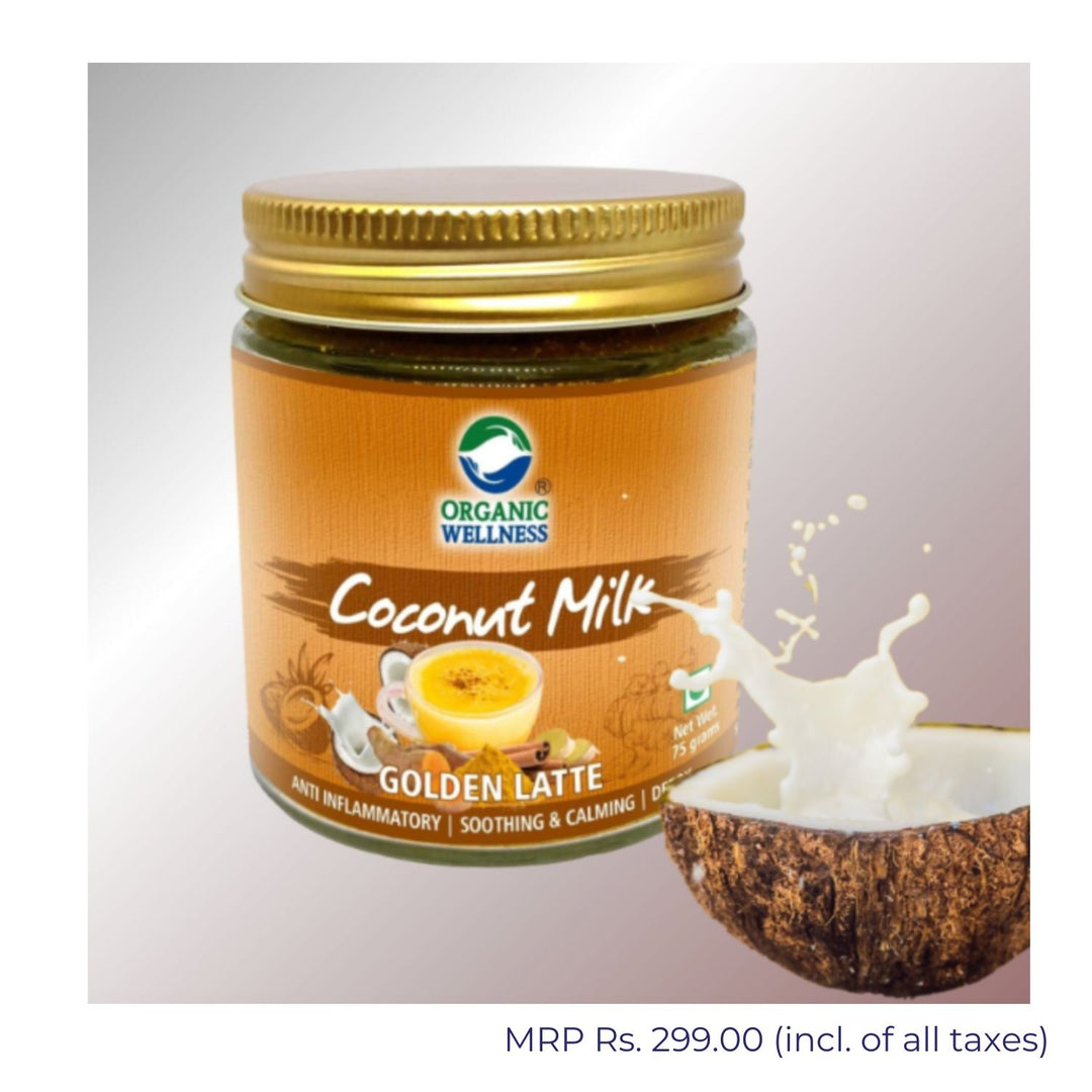 Golden Latte | Haldi & Coconut Milk | Calming | No Additive | 75 GM