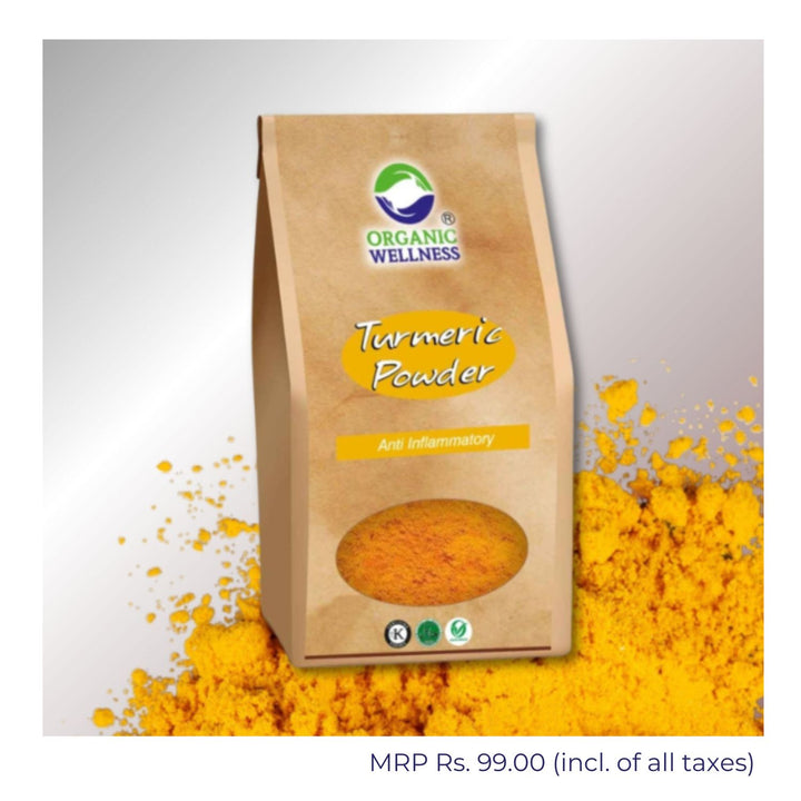 Organic Turmeric Powder (5% Curcumin) | 100% Pure & Natural | 75 GM