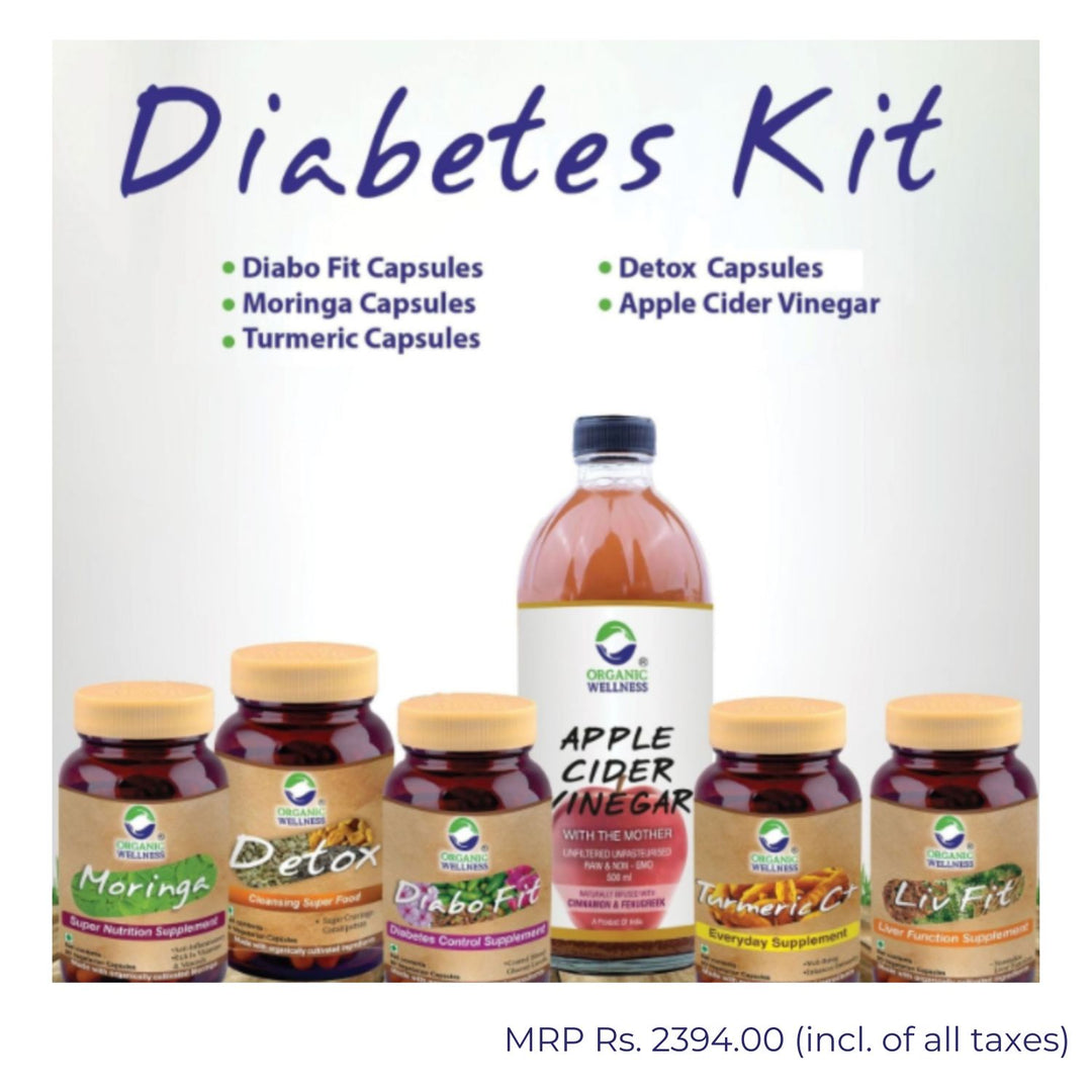 Diabetes Kit | Certified Organic | Herbal Supplements Combo Kit | Pack of 6