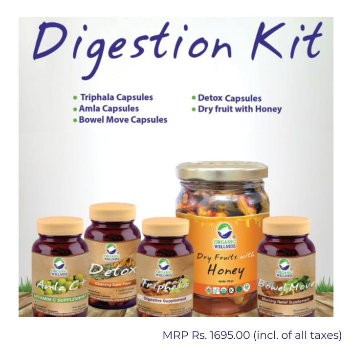 Digestion Kit | Certified Organic | Herbal Supplements Kit | Pack Of 5