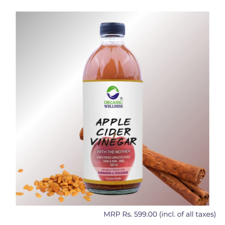 Apple Cider Vinegar with Mother, Cinnamon & Fenugreek | 500 ML