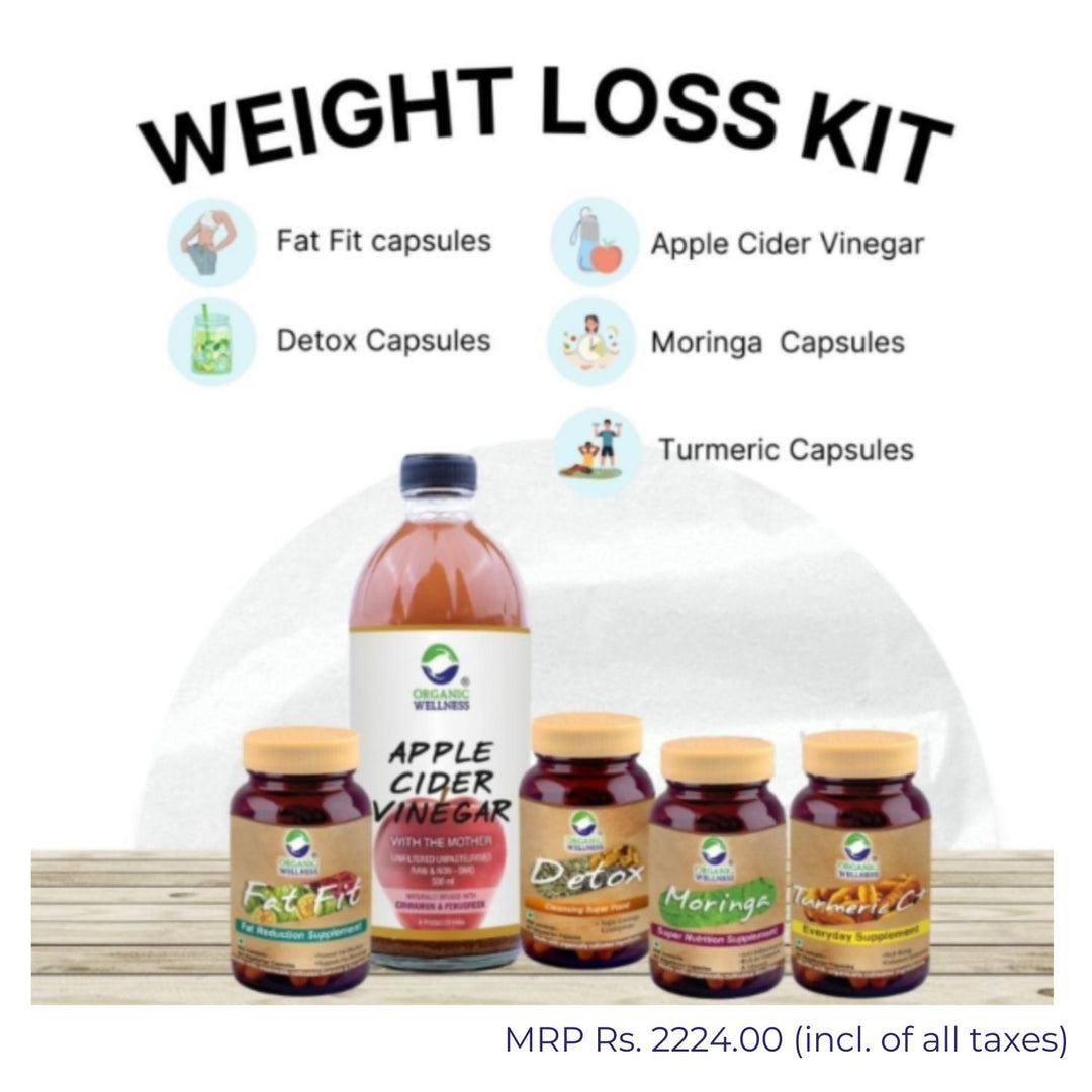 Weight Loss Kit | Organic | 100 % Vegan | Herbal | Gluten Free | Pack of 6