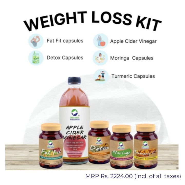 Weight Loss Kit | Organic | 100 % Vegan | Herbal | Gluten Free | Pack of 6