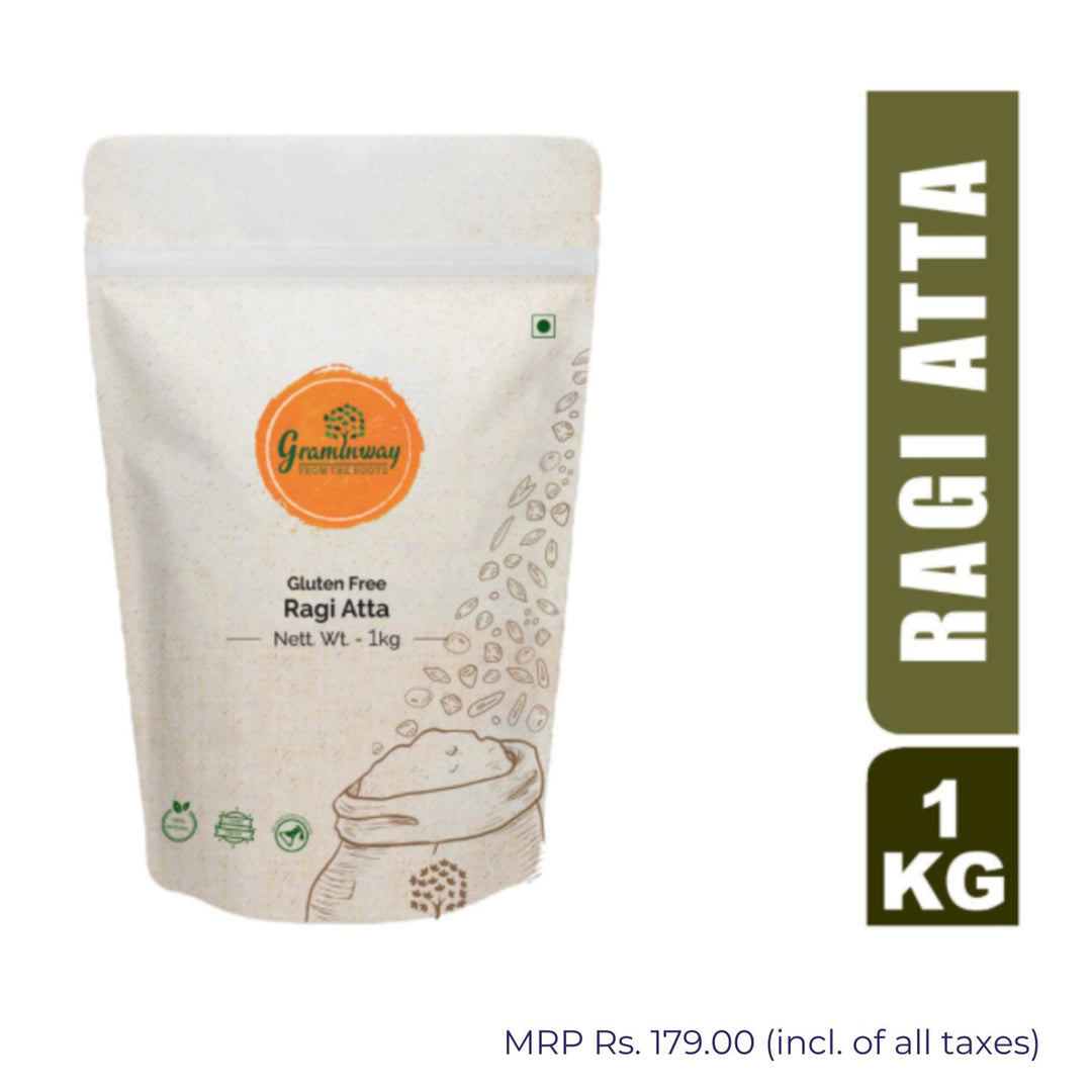 Ragi Atta | Full of Fibre & Minerals | Sourced Directly from Farmers | 1000 GM