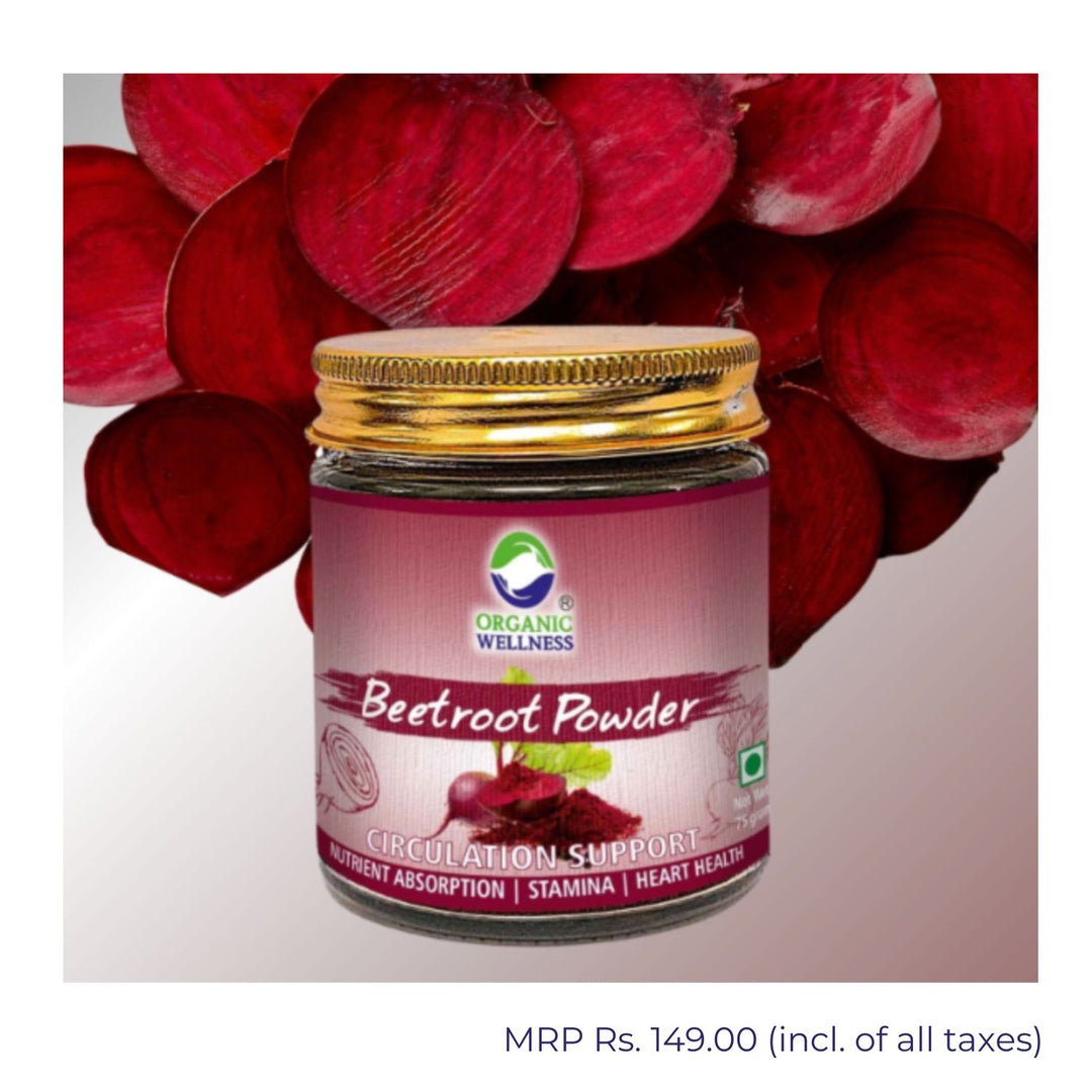 Beetroot powder| Heart Health | Nutrient Absorption | 75 GM