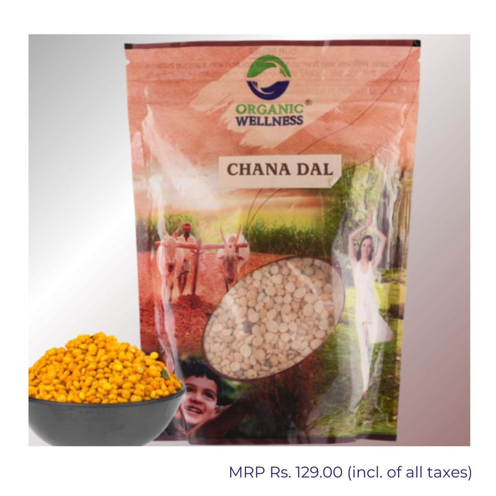 Chana Dal (Split Chickpeas) | Organic & Unpolished | High-Protein | 450 GM