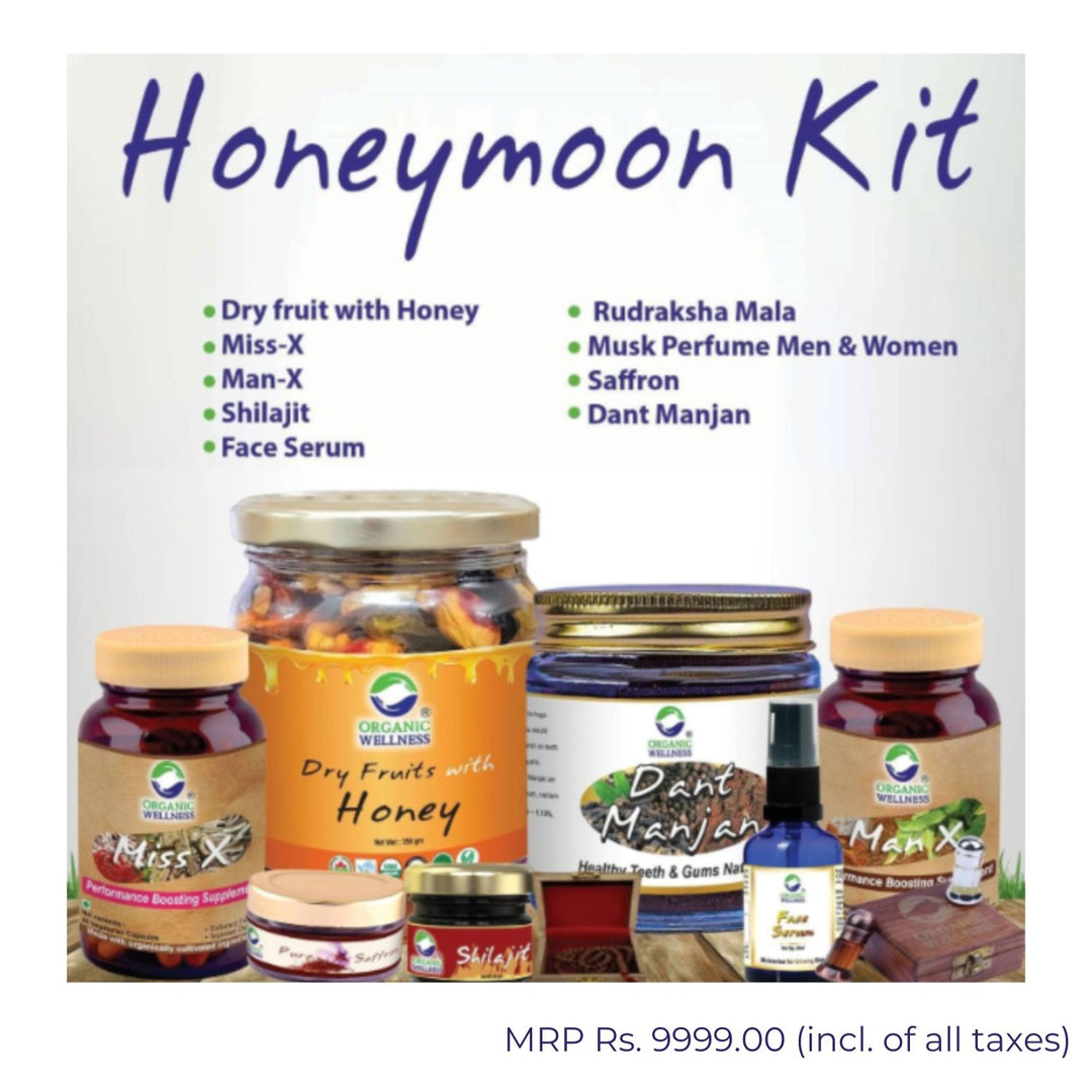 Honeymoon Kit | Organic | 100 %Vegan | Disorders | Benefits | Pack of 9