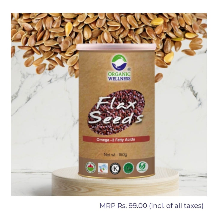 Flax (Alsi) Seeds | Nutty Flavour | Lowers LDL | Rich In omega-3 | 150 GM