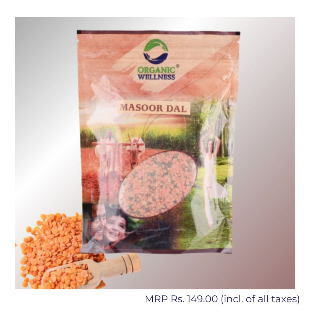 Masoor Dal | Split & Dehusked Red Lentil | Unpolished | 450 GM