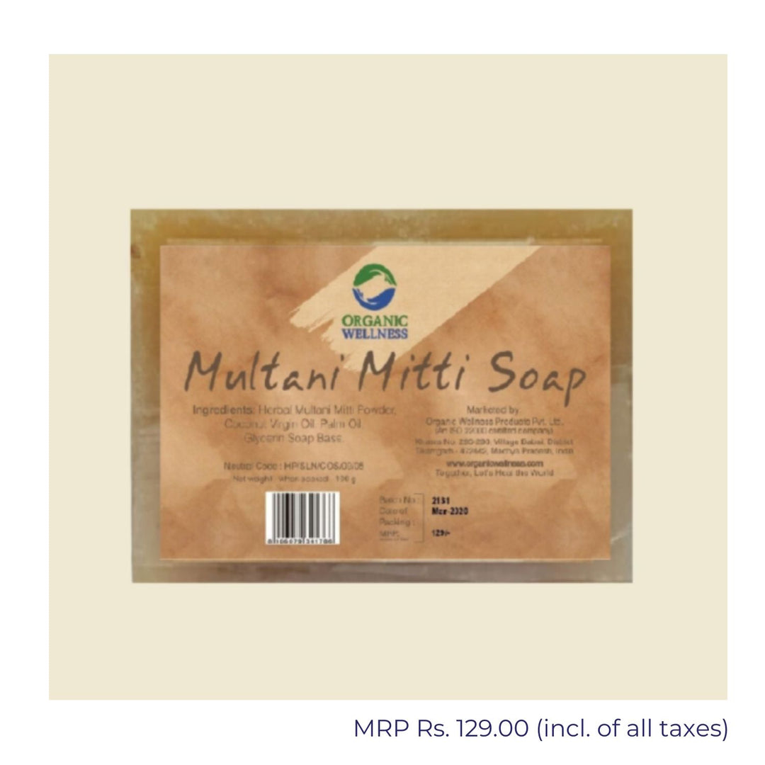 Multani Mitti Soap | Fullers Earth | Cruelty-Free | Paraben-Free | 100 GM