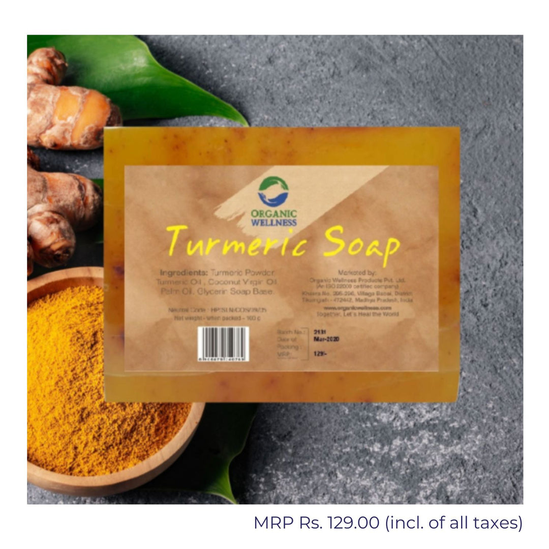 Turmeric Soap | Glowing Skin | Cruelty-Free | Paraben-Free | 100 GM