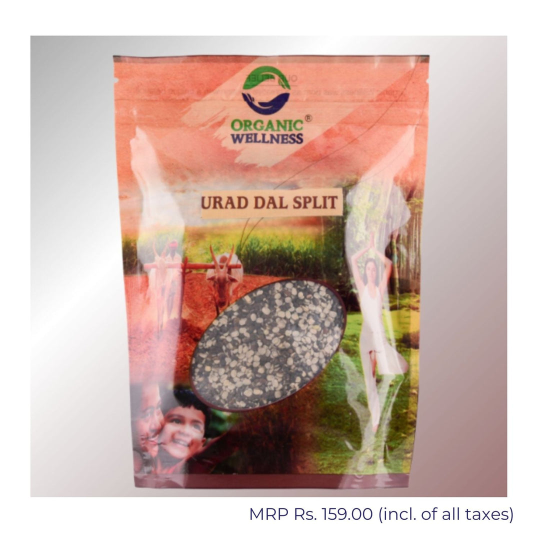 Urad Dal Split (Black Gram) | De-husked | Organic & Unpolished | 450 GM