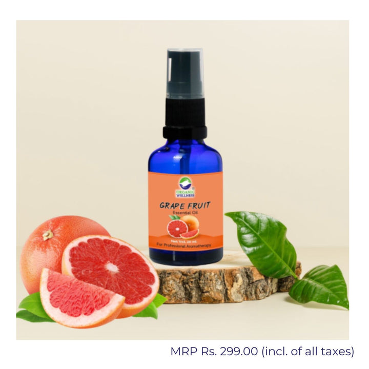 Grape Fruit Essential Oil |100 % Pure & Natural | Stress Reduction | 20 ML