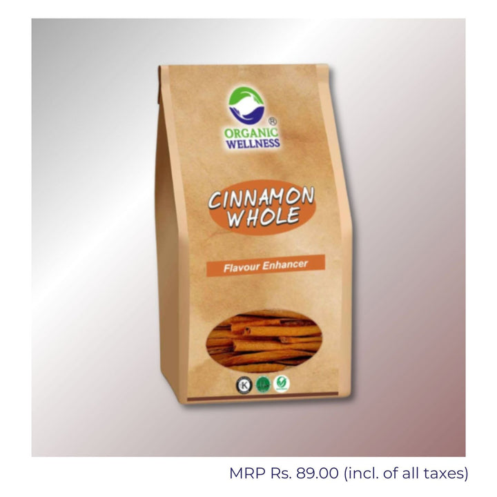 Organic Cinnamon Whole | Pure & Natural | Anti-Inflammatory | 50 GM