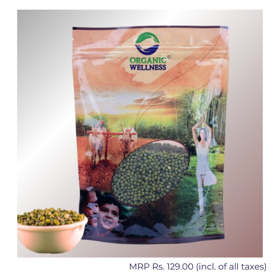 Moong Dal Whole (Green Gram) | Rich in Protein & Fiber | Organic  | 450 GM