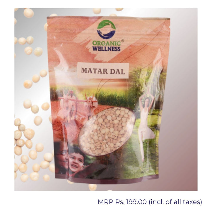 Matar Dal (Pea Dal) | Split & De-husked | 100% Natural & Unpolished | 450 GM