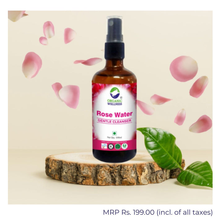 Rose Water | 100 % Natural Ingredients | Skin toner | Hydrates Skin | 100 ML