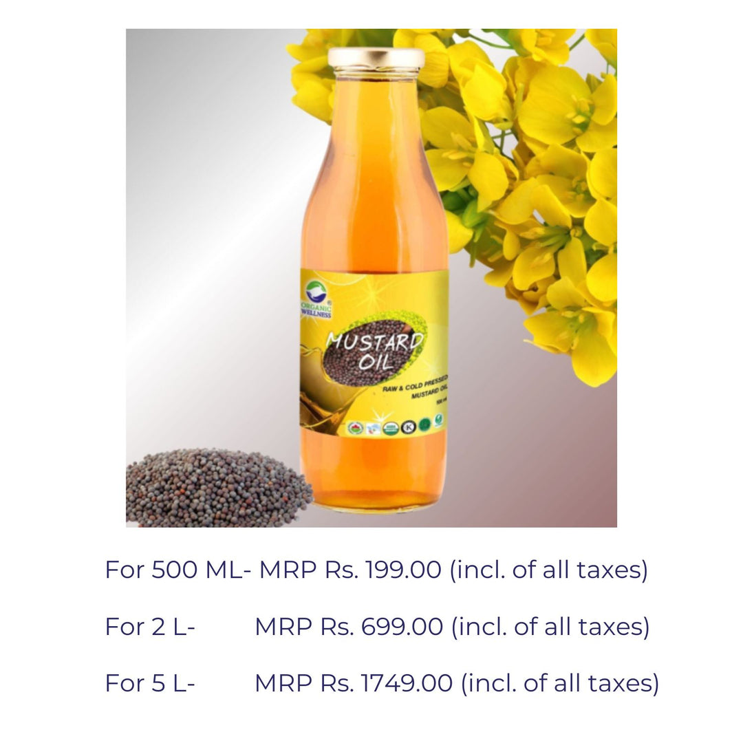 Mustard Oil | 100% Natural & Organic | Heart Health | Additives Free | 250 ML