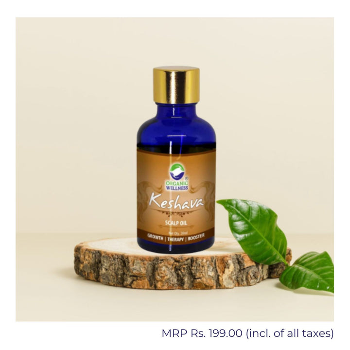 Keshava Scalp Oil  | Organic | Hair Growth Booster | Scalp Therapy | 20 ML