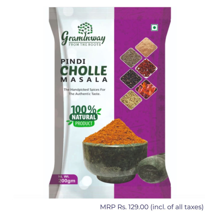 Pindi Cholle Masala | Assortment of Spices | Flavorful and Textured | 200 GM