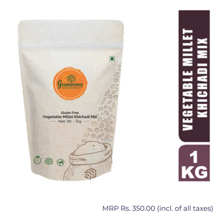 Vegetable Millet Khichadi Mix | Ready To Cook Nutritious & Gluten Free Meal | 1 KG