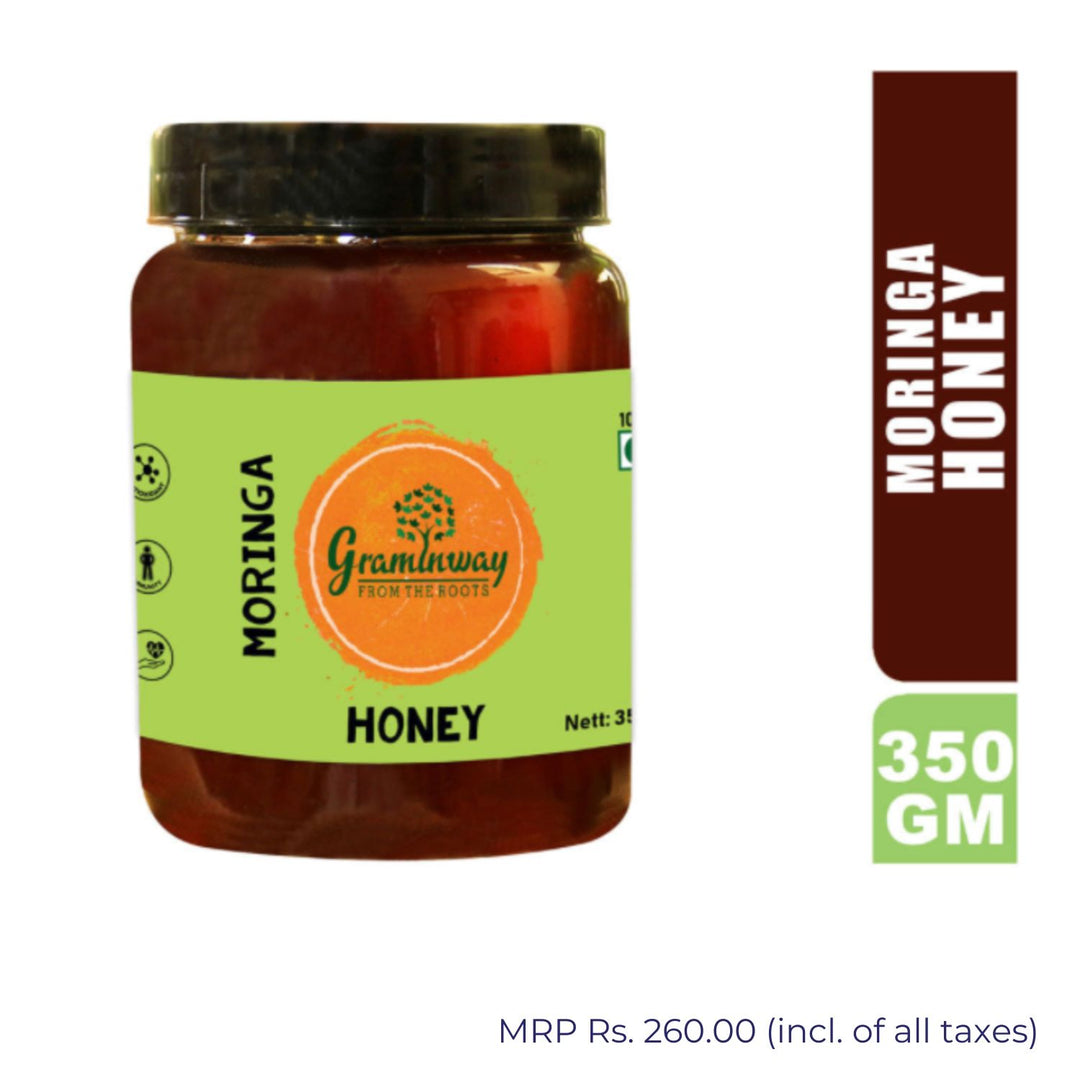 Moringa Honey | Pure, Natural & Unprocessed | Cruelty Free | 350 GM