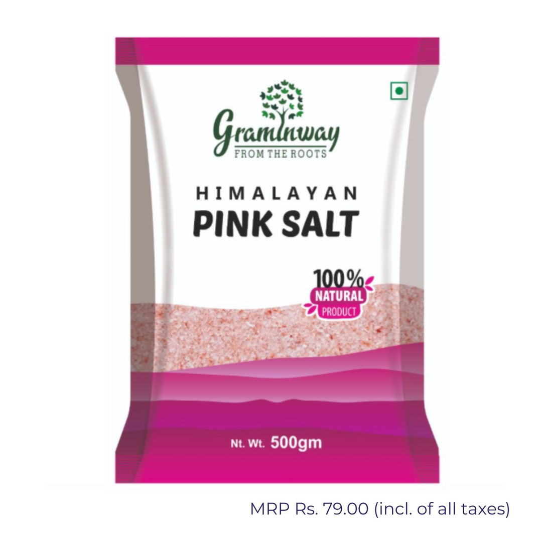 Himalayan Pink Salt | Natural & Himalaya Sourced | Minerals Rich Salt | 500 GM