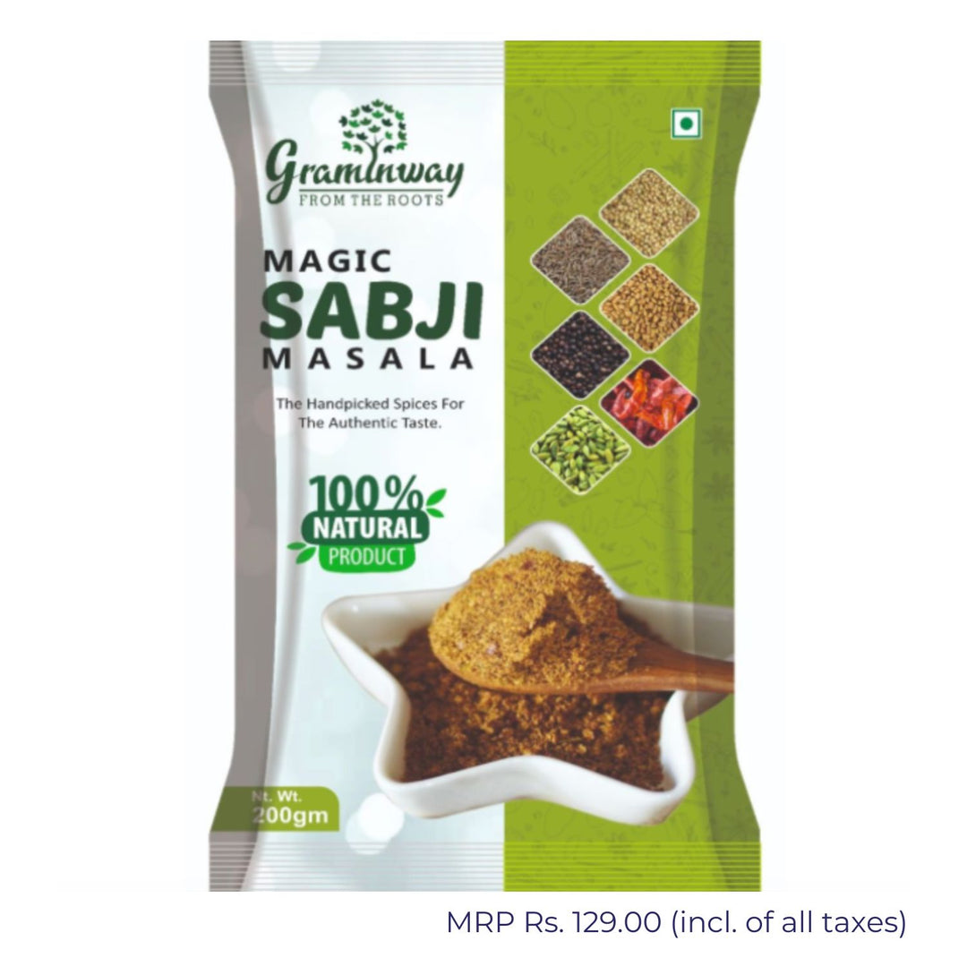 Magic Sabji Masala | Authentic Spice Mix | Freshly Ground Spice Mix | 200 GM