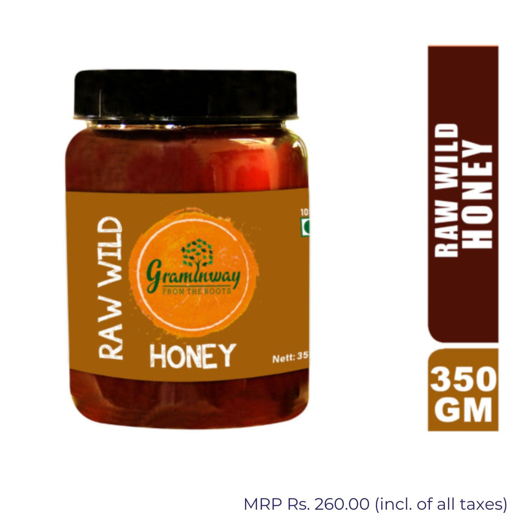 Raw Wild Honey | Natural & Unprocessed | Ethically Extracted | 350 GM