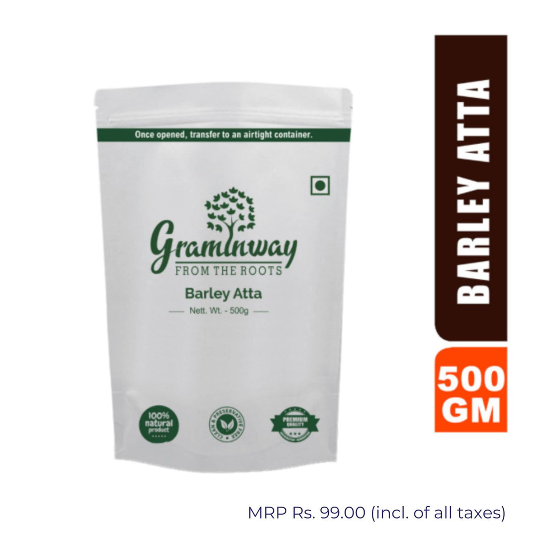 Barley Atta | Organic | Healthful & Fibre Rich | Traditional Mill Grind | 500 GM