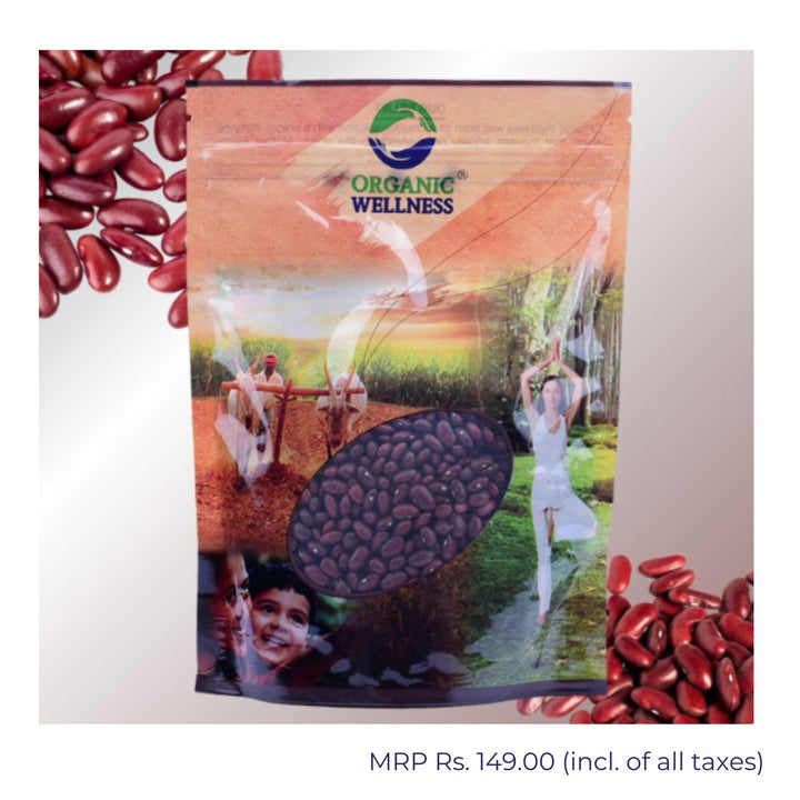 Rajma (Kidney Beans) | Rich in Protein & Fiber | 100% Organic  | 450 GM