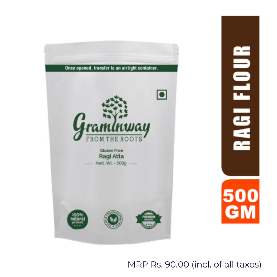 Ragi Atta | Organic And Gluten Free | Sourced Directly from Farmers | 500 GM