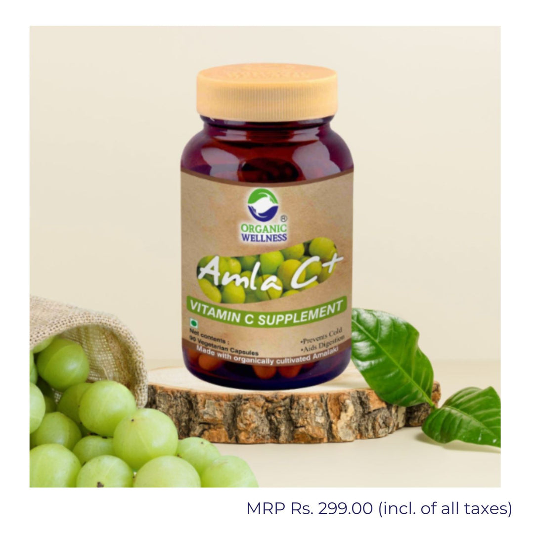 Amla C+ Supplements | Indian Gooseberry | Antioxidant | 90 Capsules