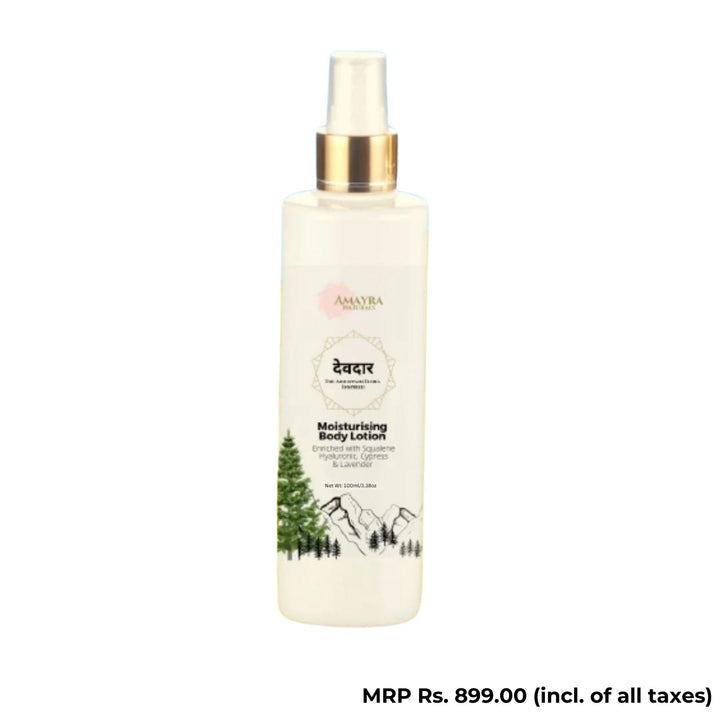 Deodar Moisturising Body Lotion with Squalane, Hyaluronic, Cypress & Lavender