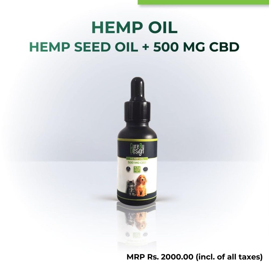 Hemp Seed Oil For Pets | CBD ISOLATE 500 MG | Plant Based | 30 ML