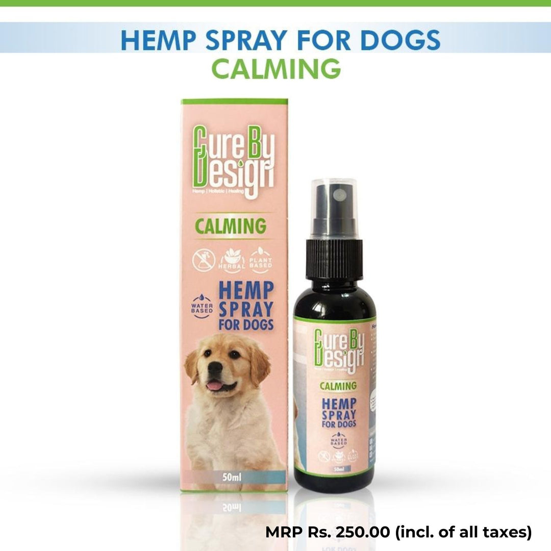 Hemp Calming Spray for Dogs  | Water Based | Herbal | Plant Based | 50 ML