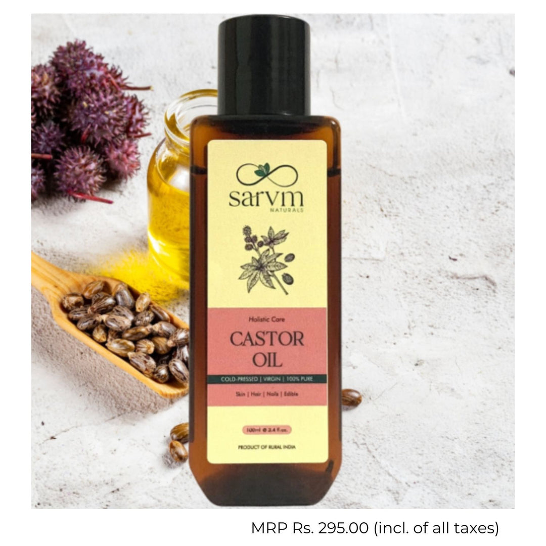 Cold Pressed Virgin Castor Oil | Muti-Purpose | Scalp Friendly & Skin Nourishing