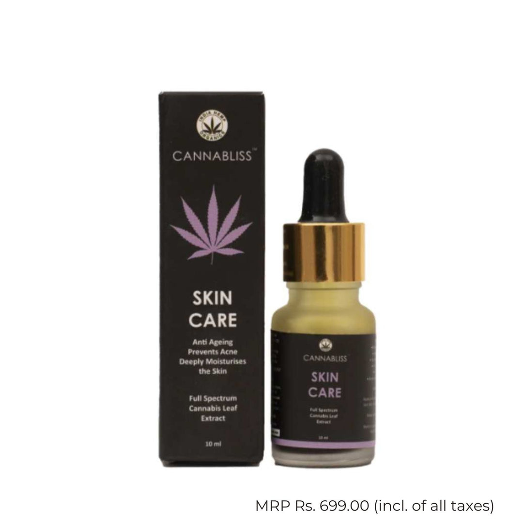 Cannabliss Skin Care Oil | Moisturises Dry Skin | Reduces Skin Rash | Natural | 10 ML