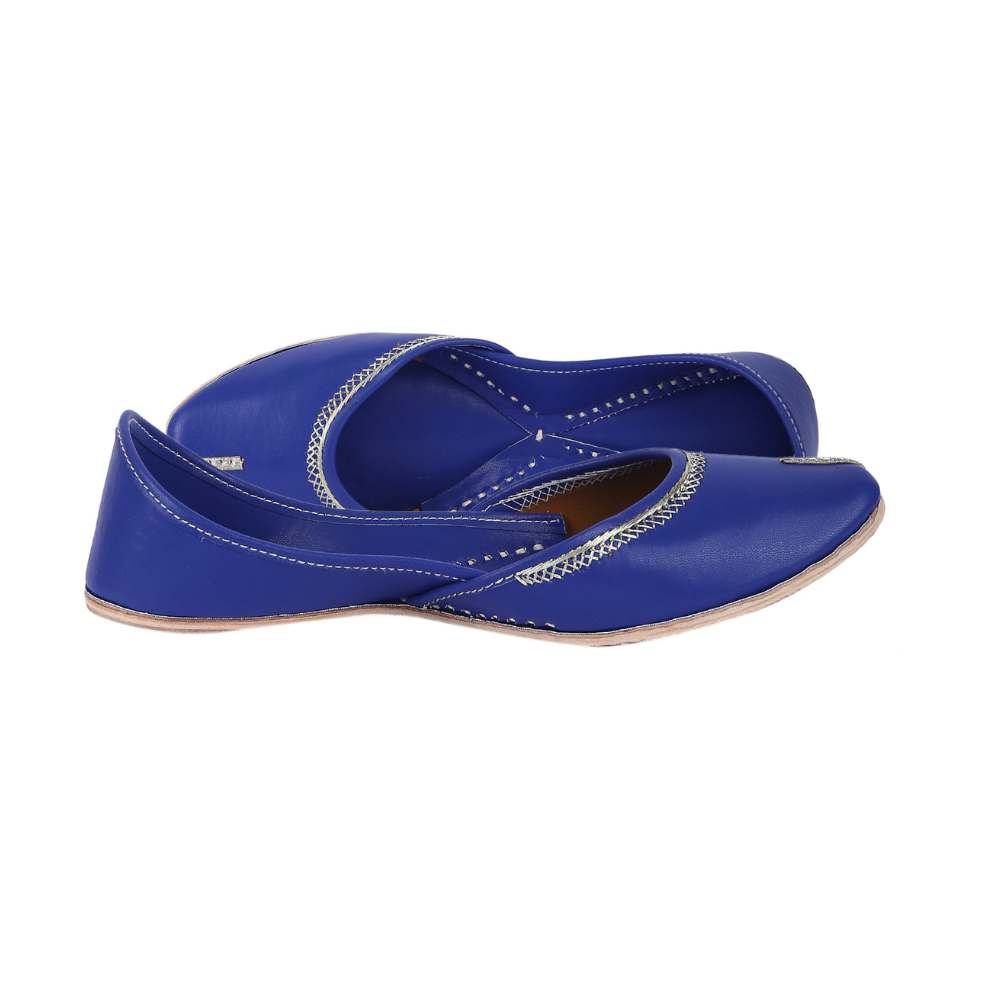 Marine Blue Jutti | Women Flats For Summer And Casual Day Wear