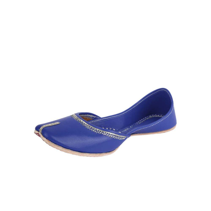 Marine Blue Jutti | Women Flats For Summer And Casual Day Wear