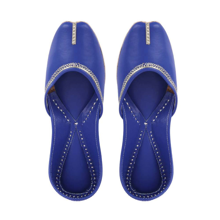 Marine Blue Jutti | Women Flats For Summer And Casual Day Wear