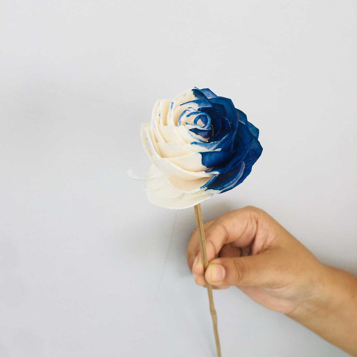 Midnight Blue Sola Flower | Home Decor | Gifting | Table Decor