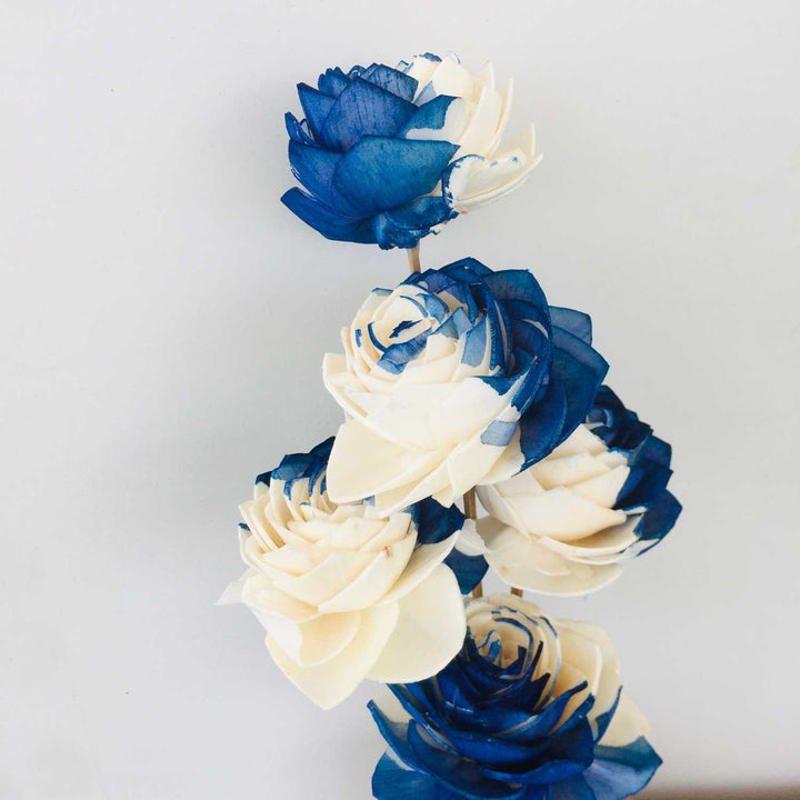 Midnight Blue Sola Flower | Home Decor | Gifting | Table Decor