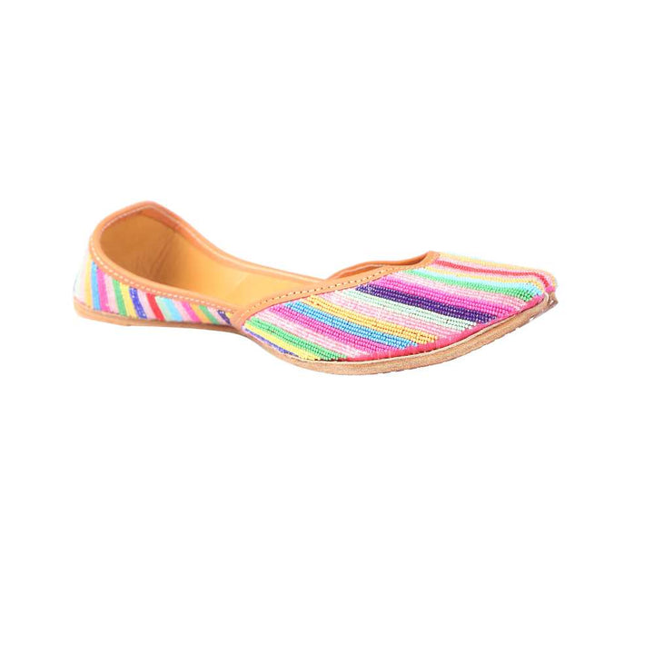 Multi-Colour Women Jutti | Delicately Designed | For Casual Festivities