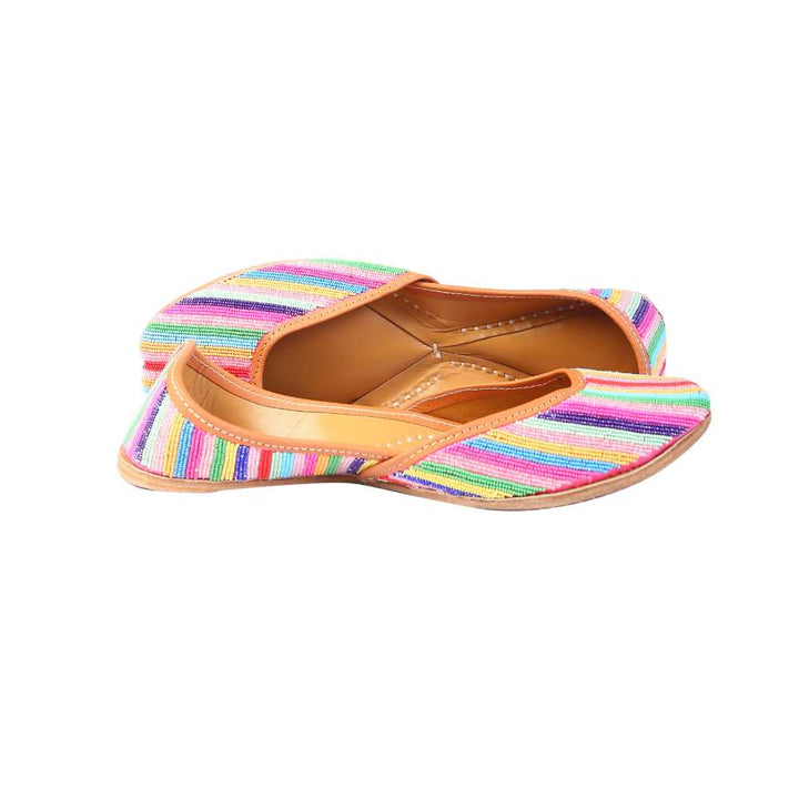 Multi-Colour Women Jutti | Delicately Designed | For Casual Festivities