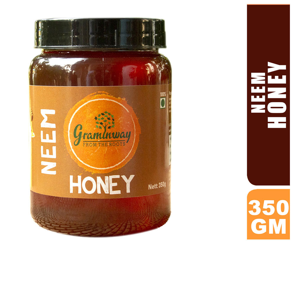 Neem Honey | Natural & Unprocessed | Low Calorie Sugar Substitute | 350 GM